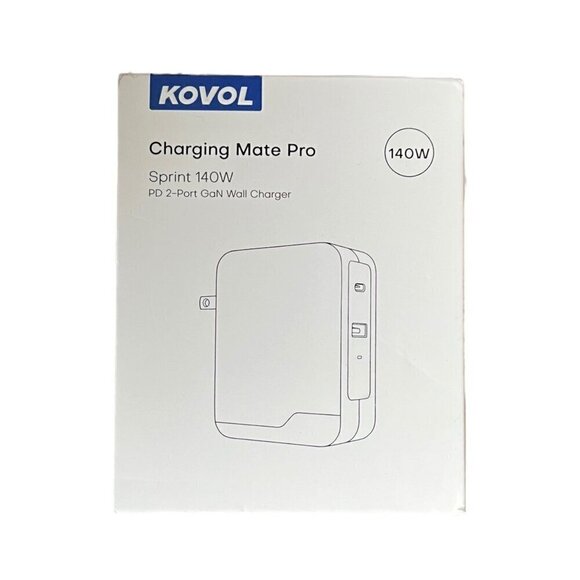 Koval Sprint 140W PD  2‎ Port Wall Charger Charging Mate Pro New in Box - Picture 1 of 2
